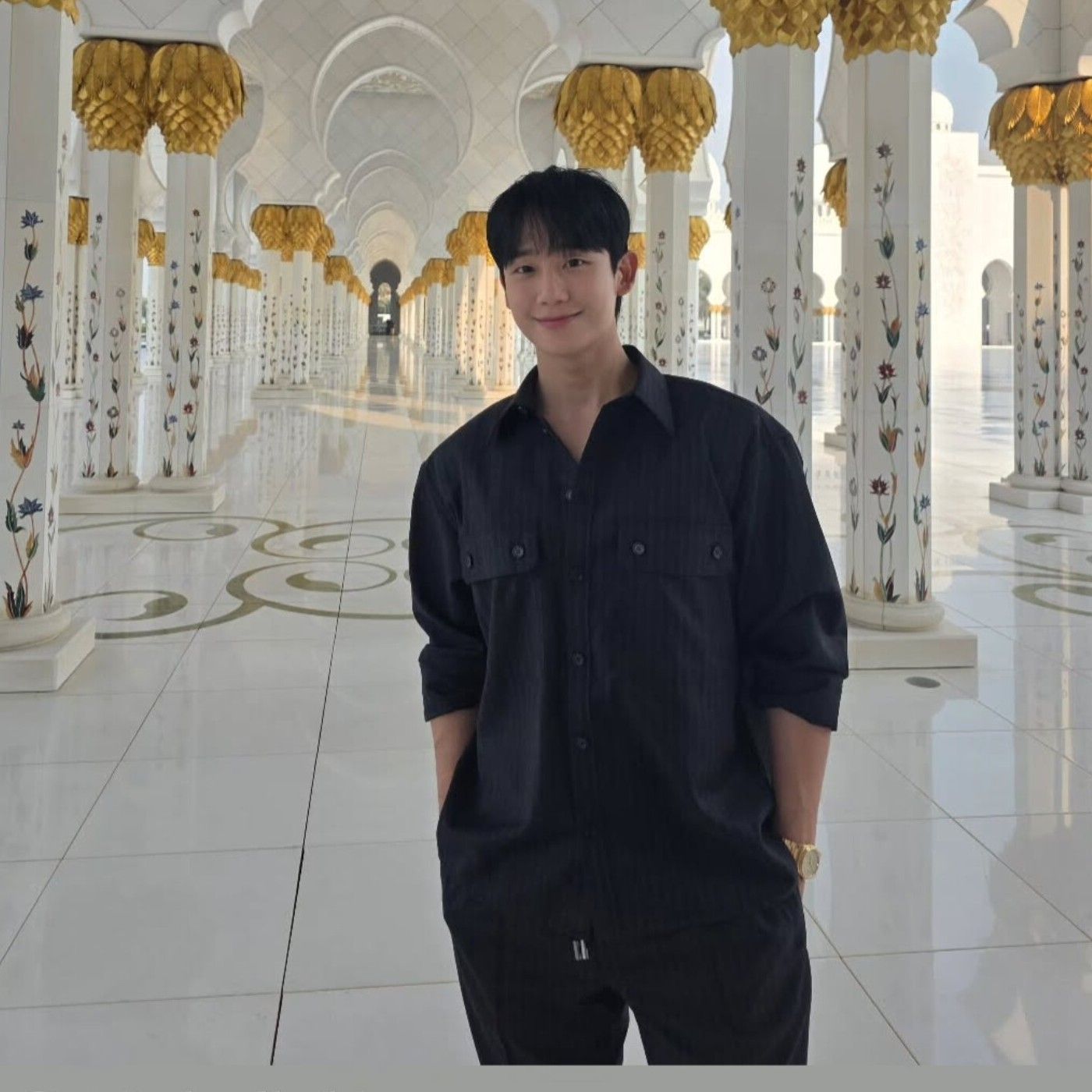 A moment captured by a fan of Jung Haein