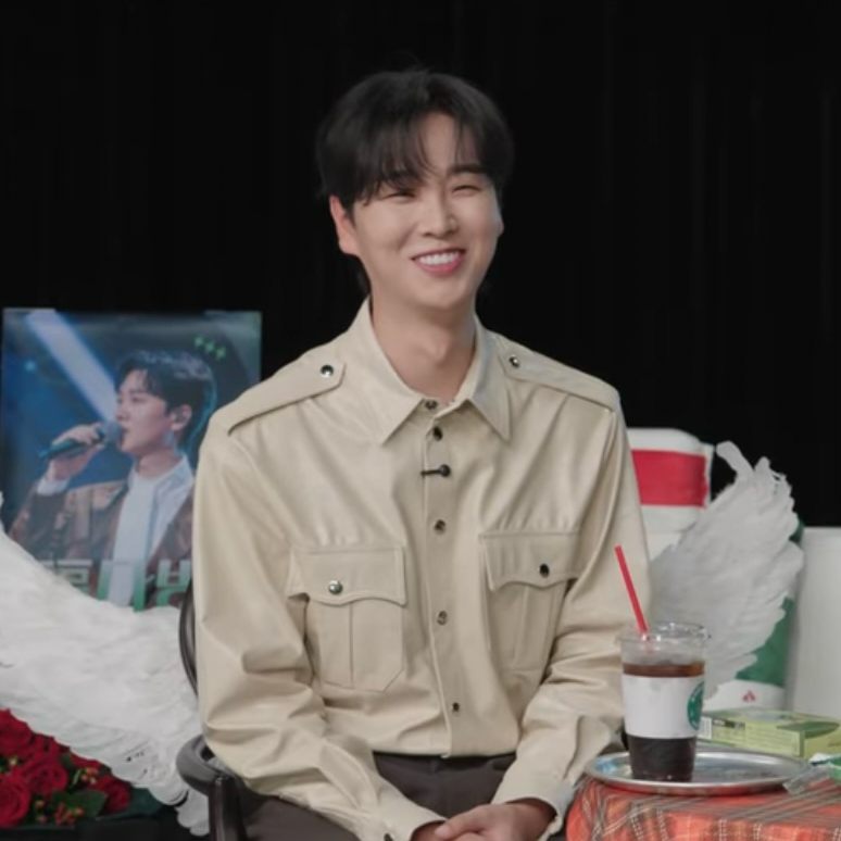 Behind-the-scenes cut of Song Minjun