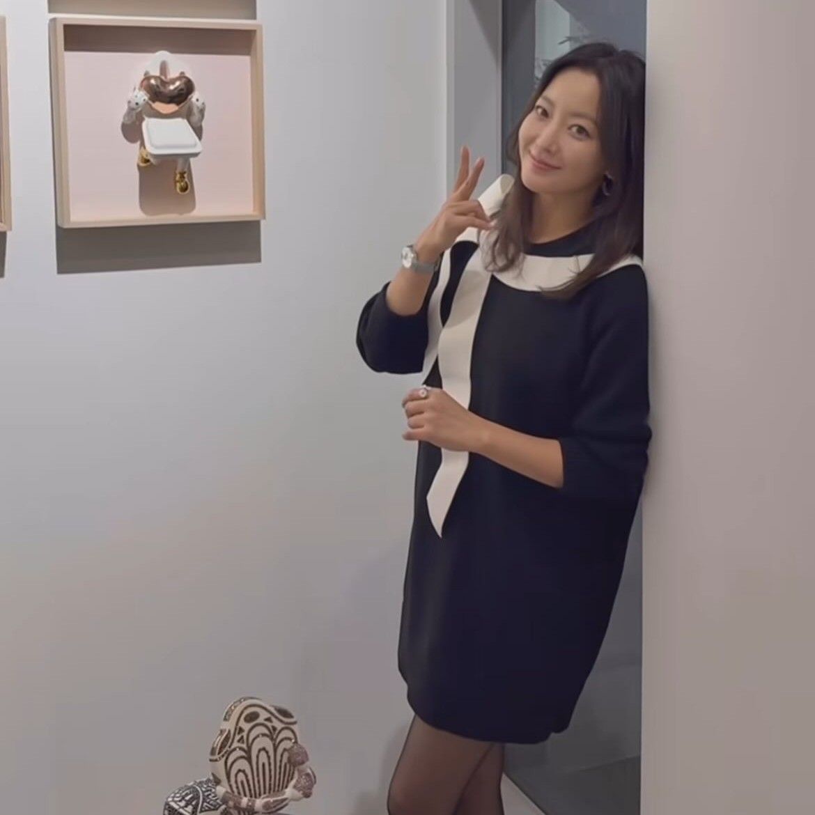Behind-the-scenes cut of Kim Heesun