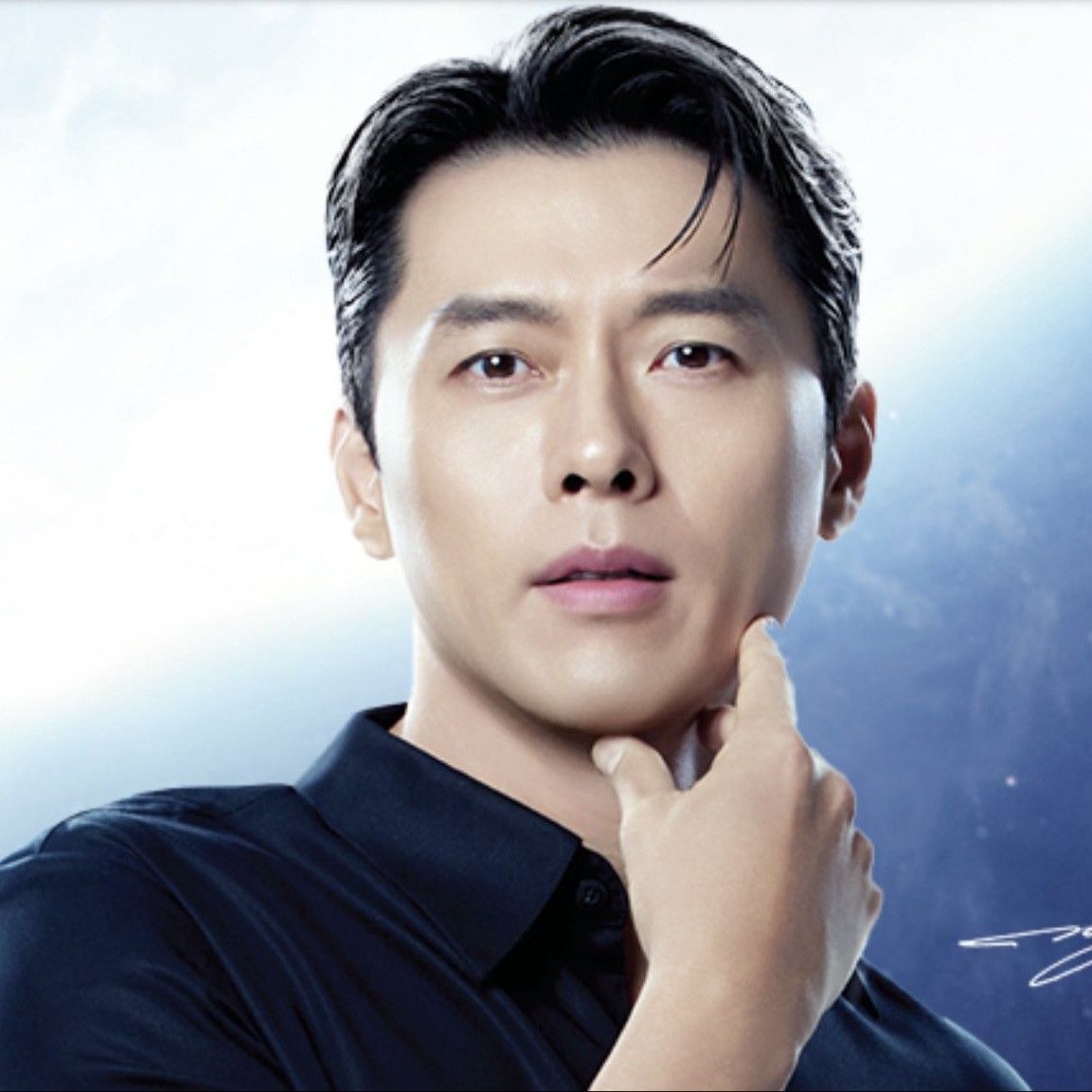 Recent activity shot of Hyun Bin