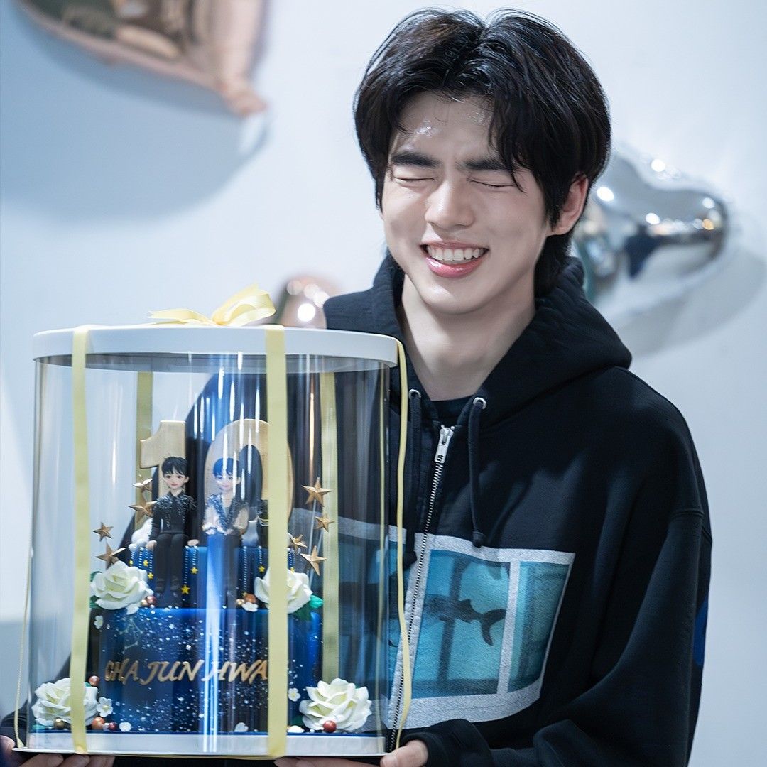 A moment captured by a fan of Cha Junhwan