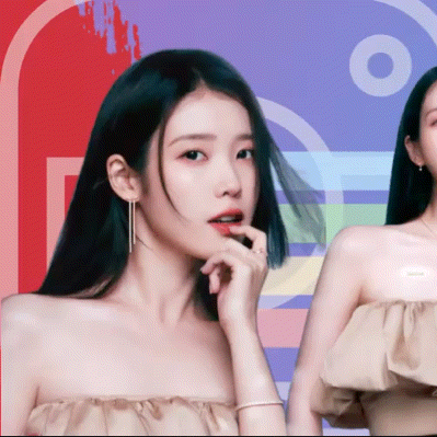 아이유의 비하인드 컷