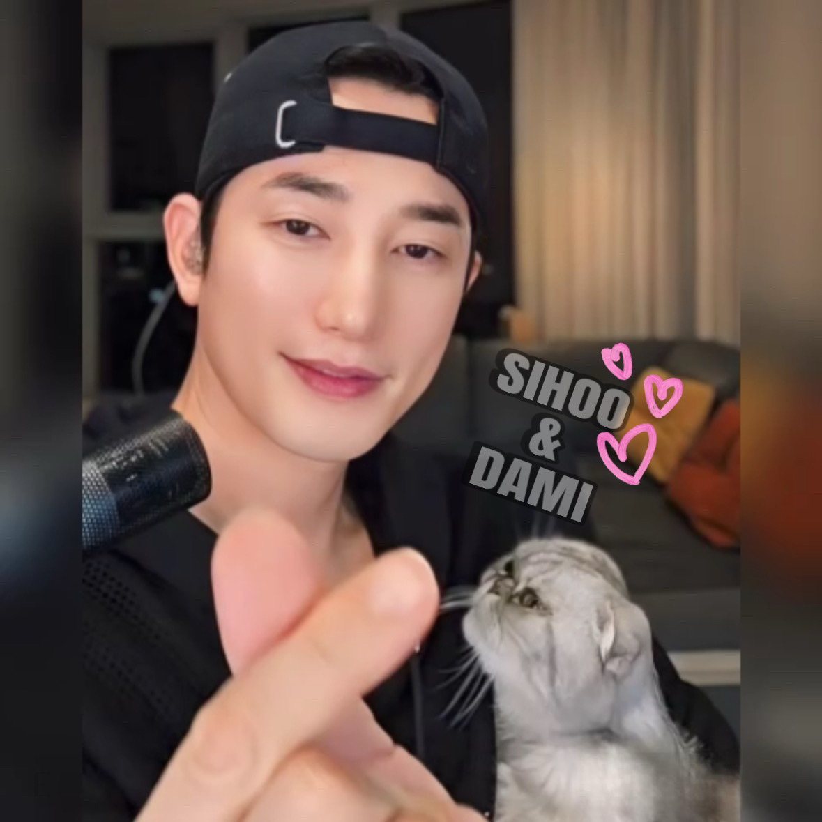 Behind-the-scenes cut of Park Sihoo