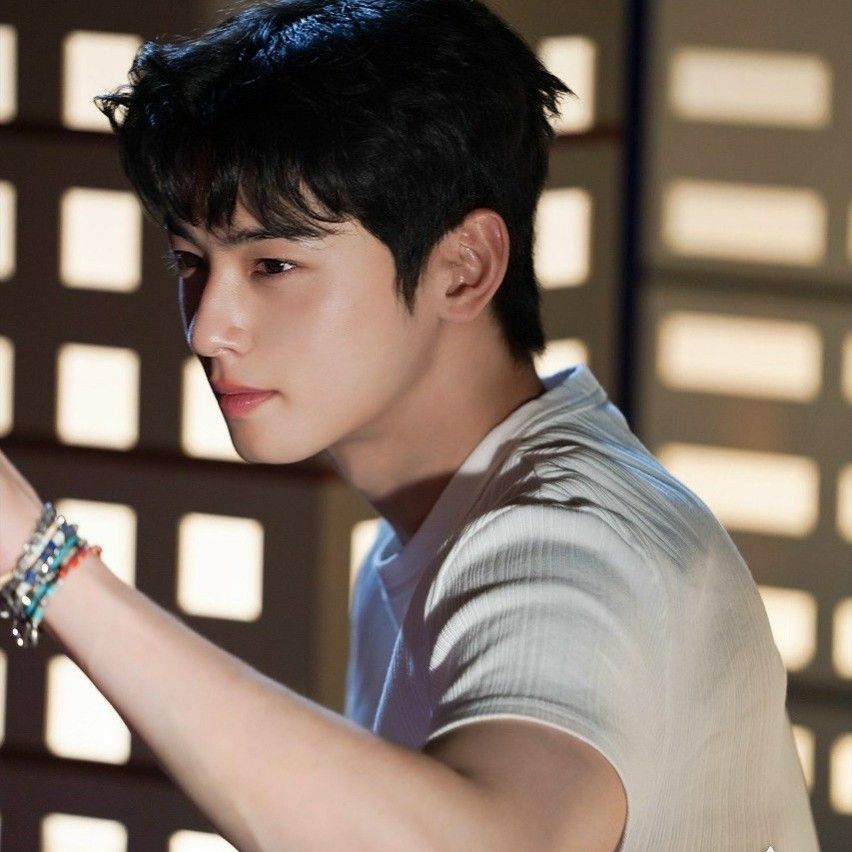 Behind-the-scenes cut of Cha Eunwoo