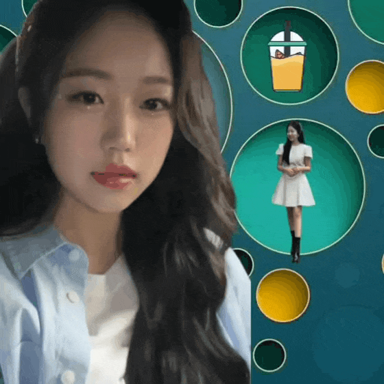 Behind-the-scenes cut of Jin Hyeoen