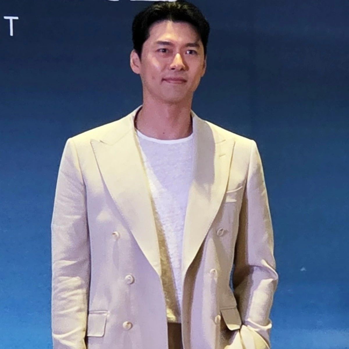 Recent activity shot of Hyun Bin
