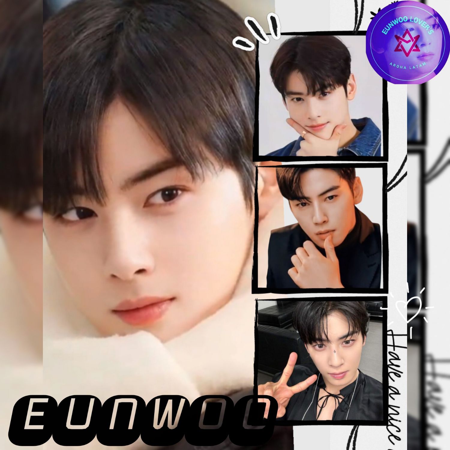 A moment captured by a fan of Cha Eunwoo