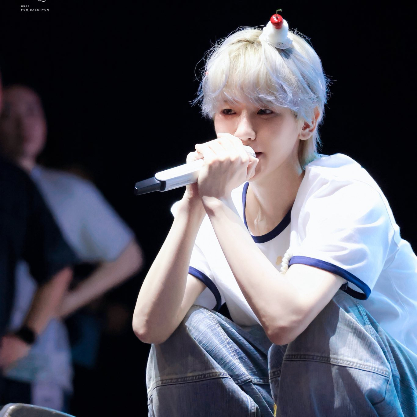 Recent activity shot of Baekhyun