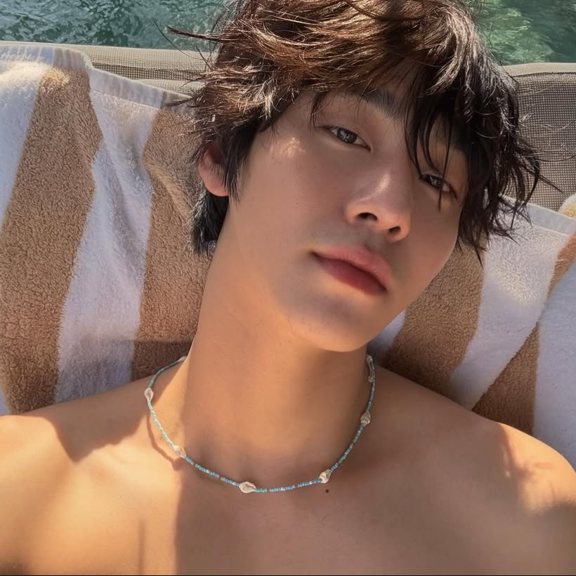 Recent activity shot of Ahn Hyoseop
