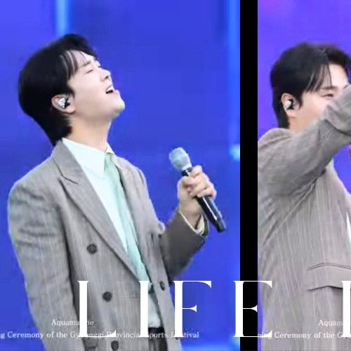 Behind-the-scenes cut of Song Minjun