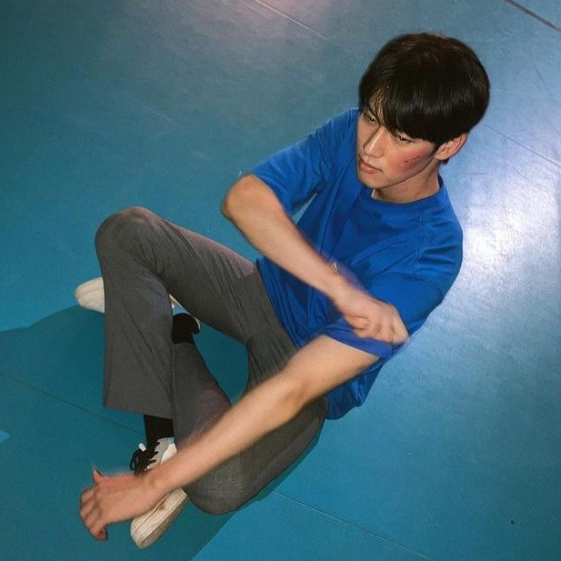 A moment captured by a fan of Hong Mingi