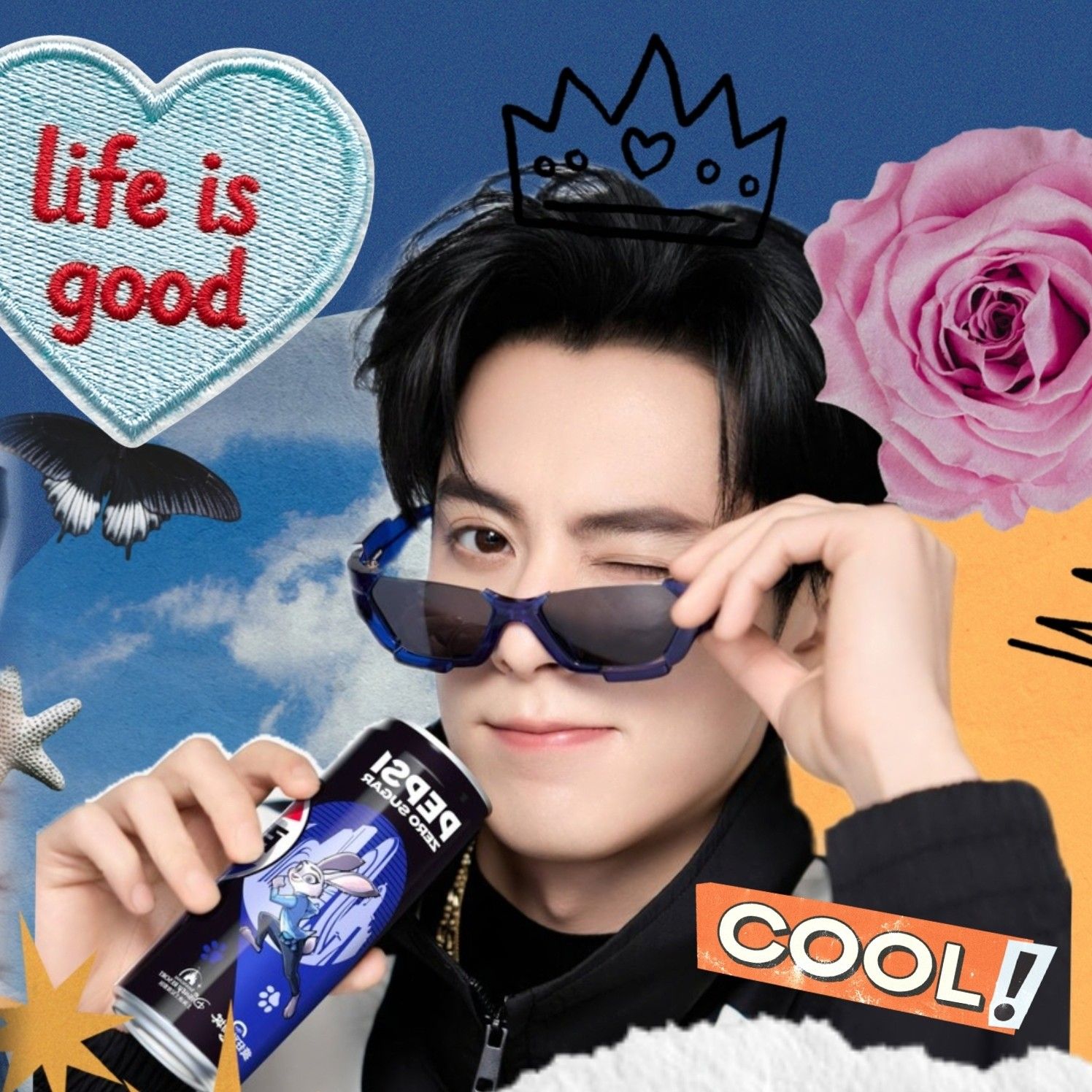 A moment captured by a fan of Dylan Wang