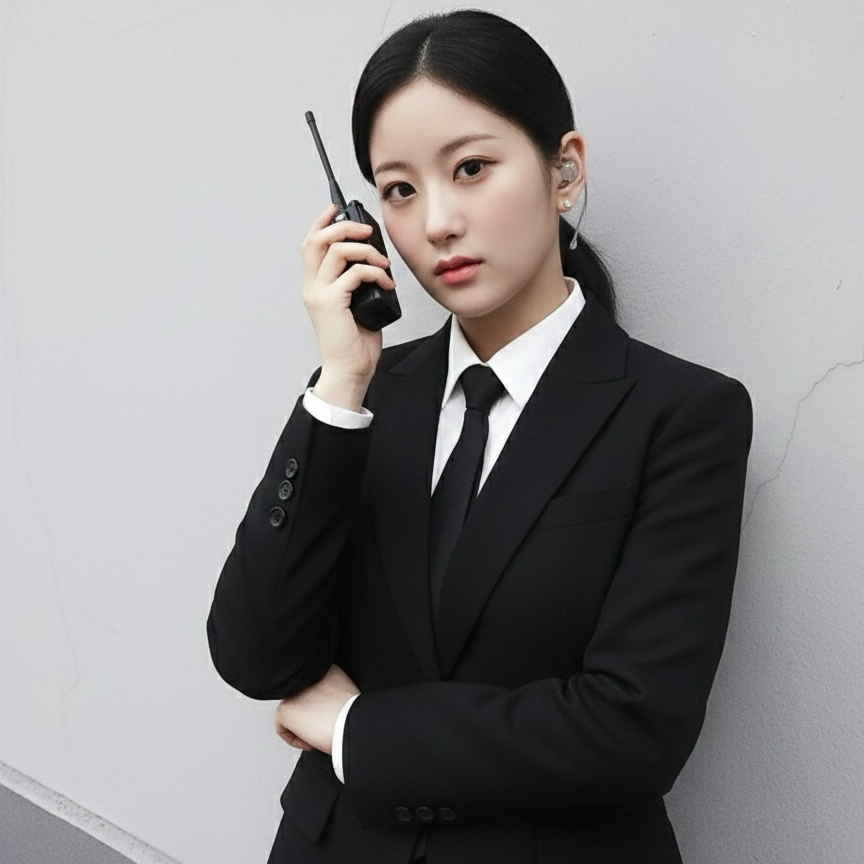 Behind-the-scenes cut of Oh Yujin