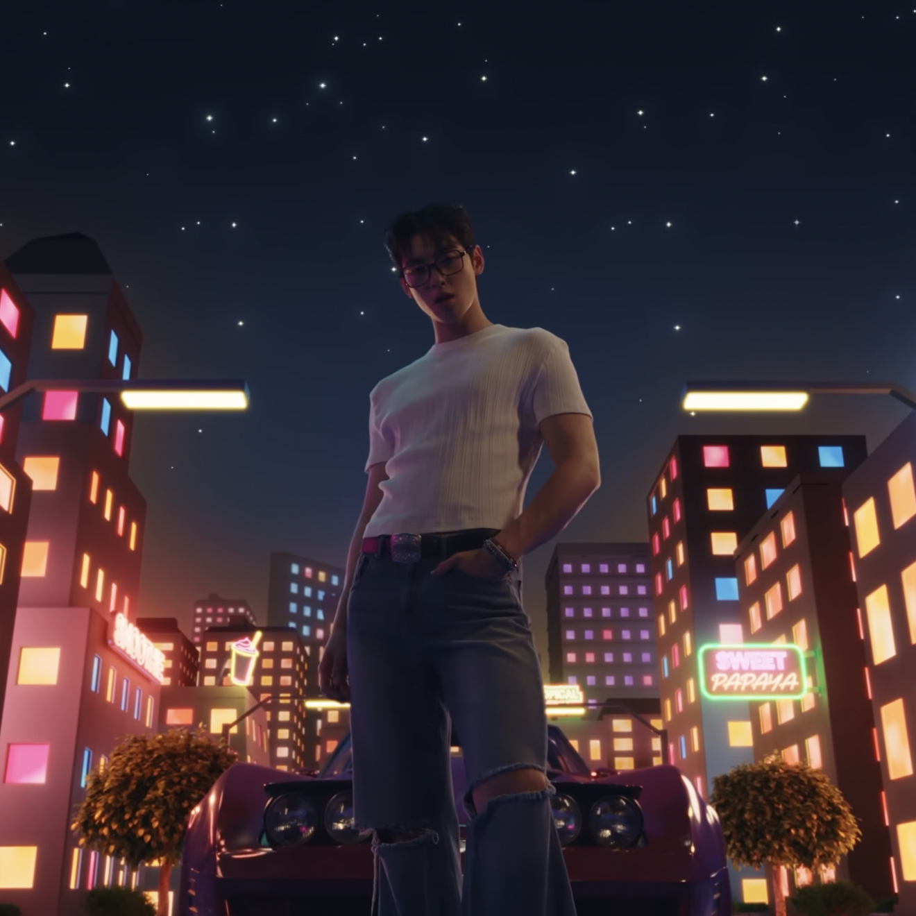 Behind-the-scenes cut of Cha Eunwoo