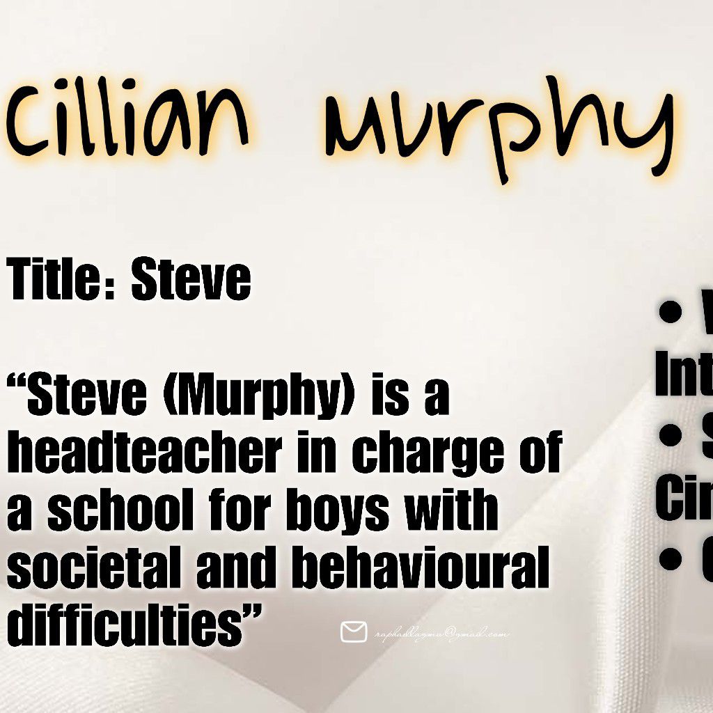 Latest photo of Cillian Murphy