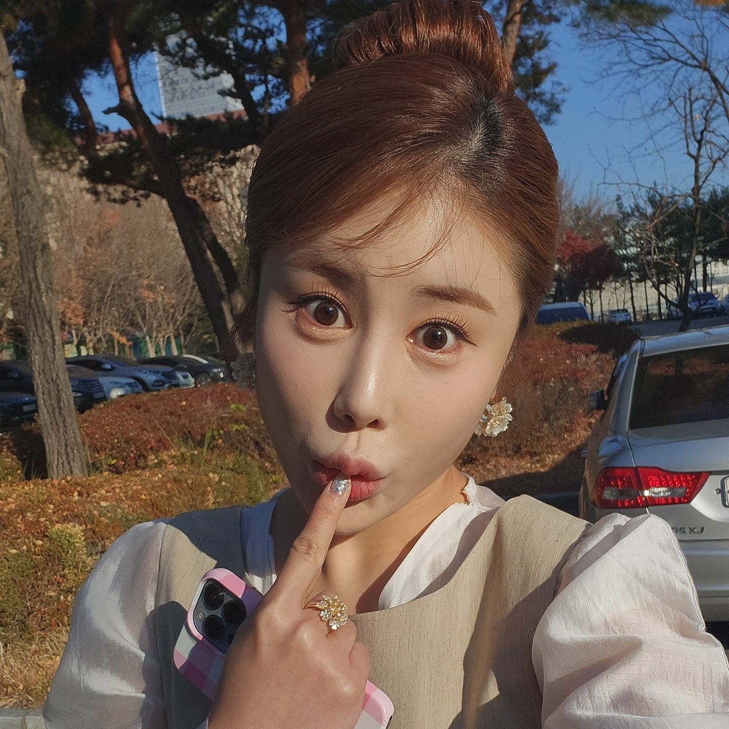A moment captured by a fan of Kim Soyou