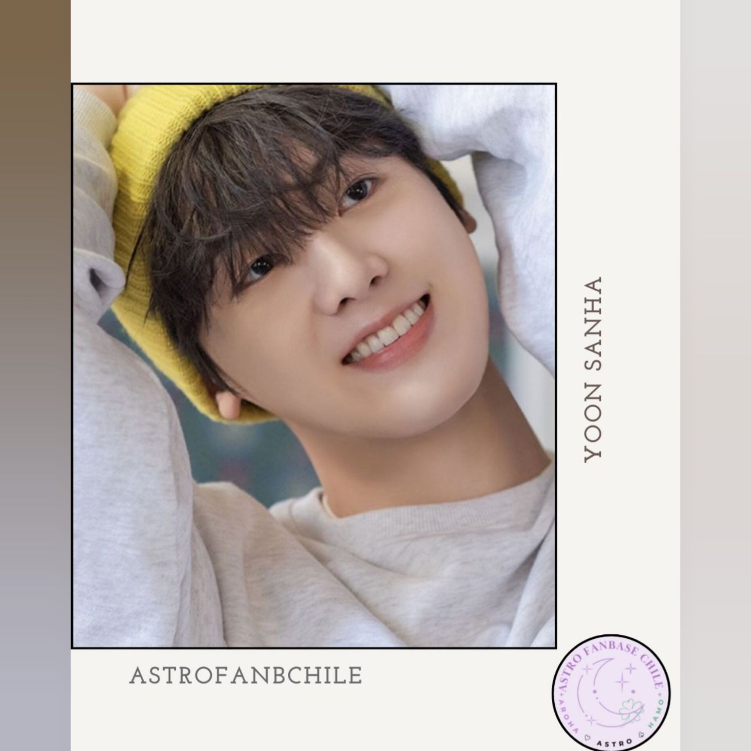 Behind-the-scenes cut of Yoon Sanha