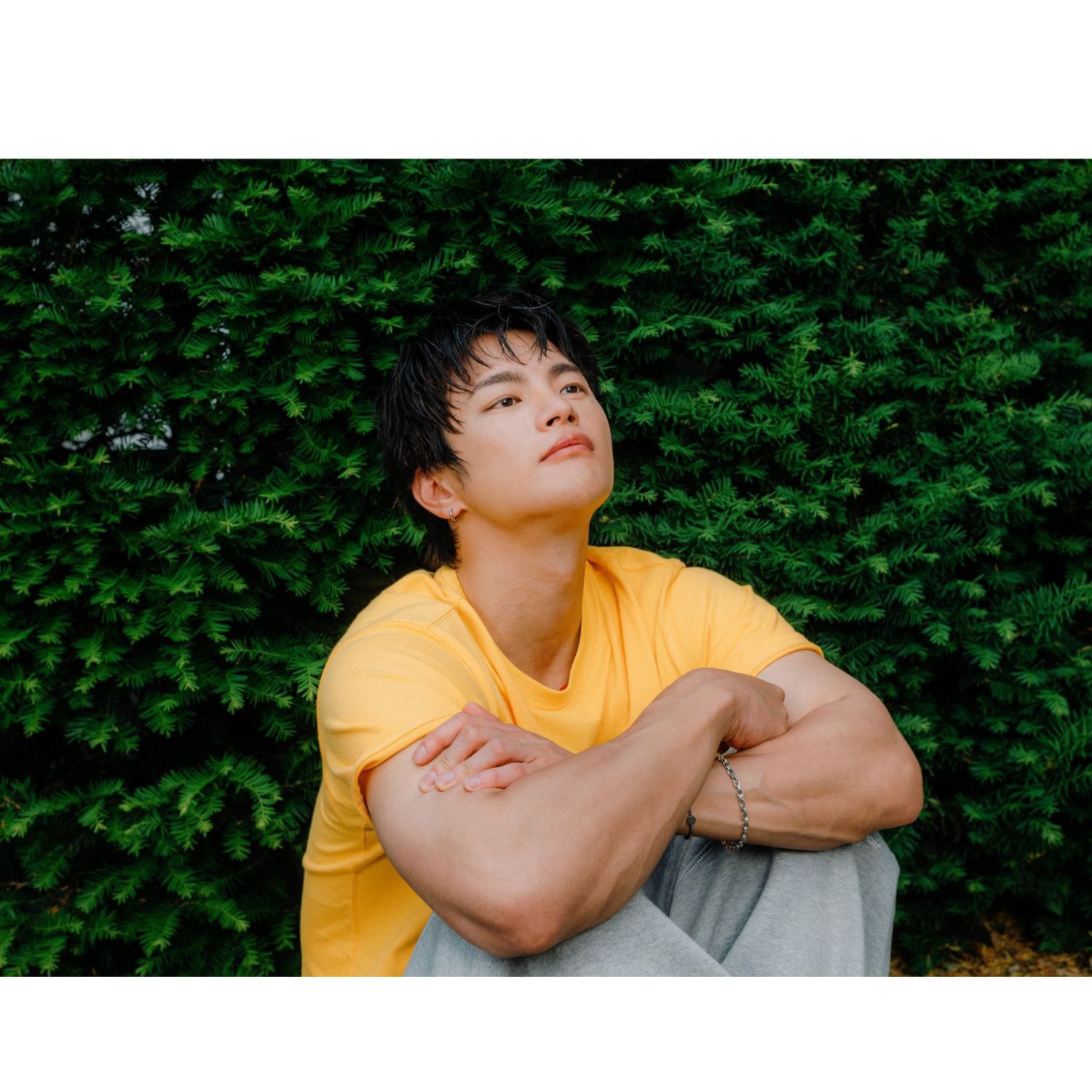 A moment captured by a fan of Seo Inguk