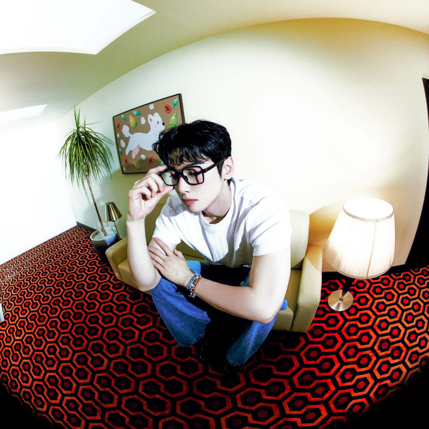 A moment captured by a fan of Cha Eunwoo