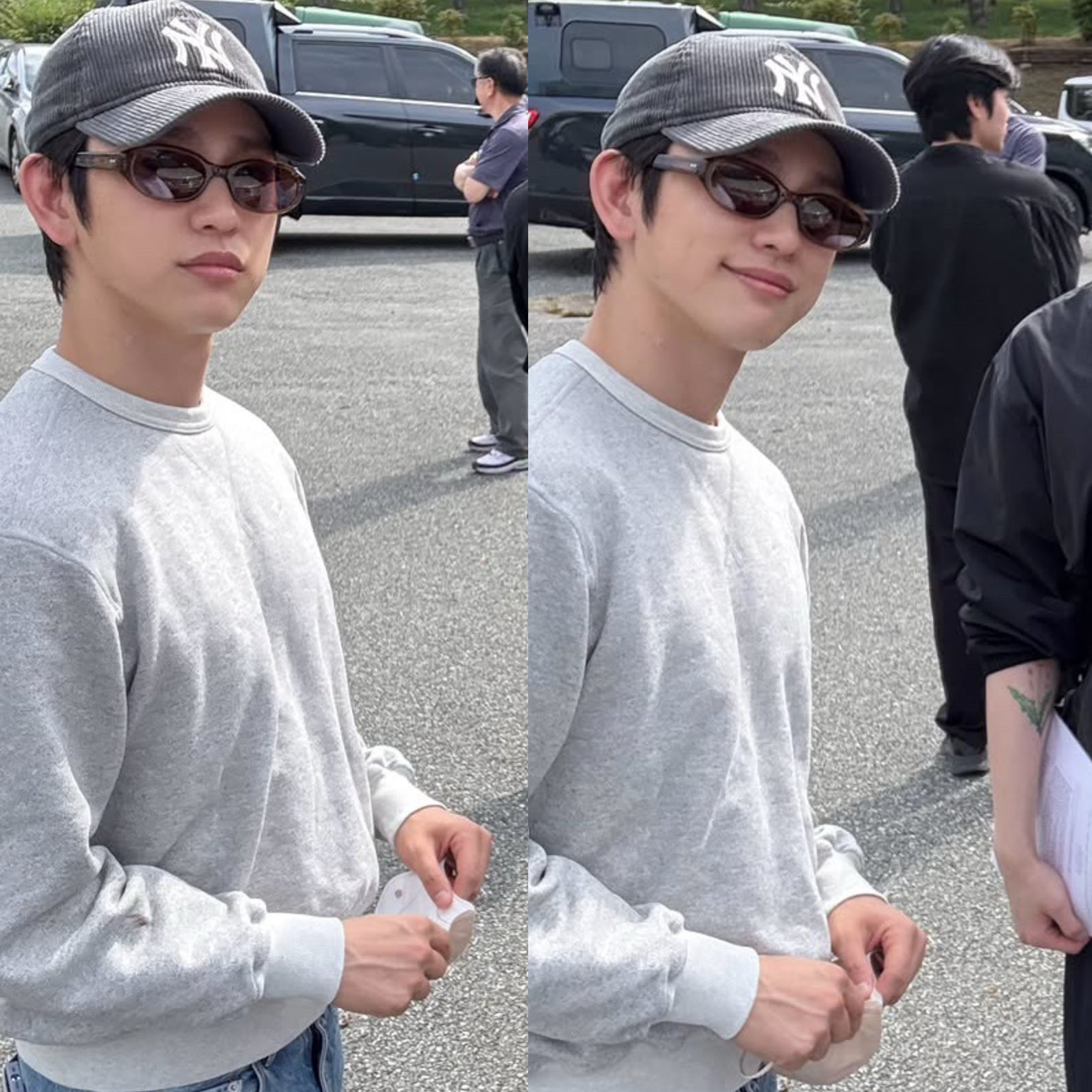 A moment captured by a fan of Park Jinyoung