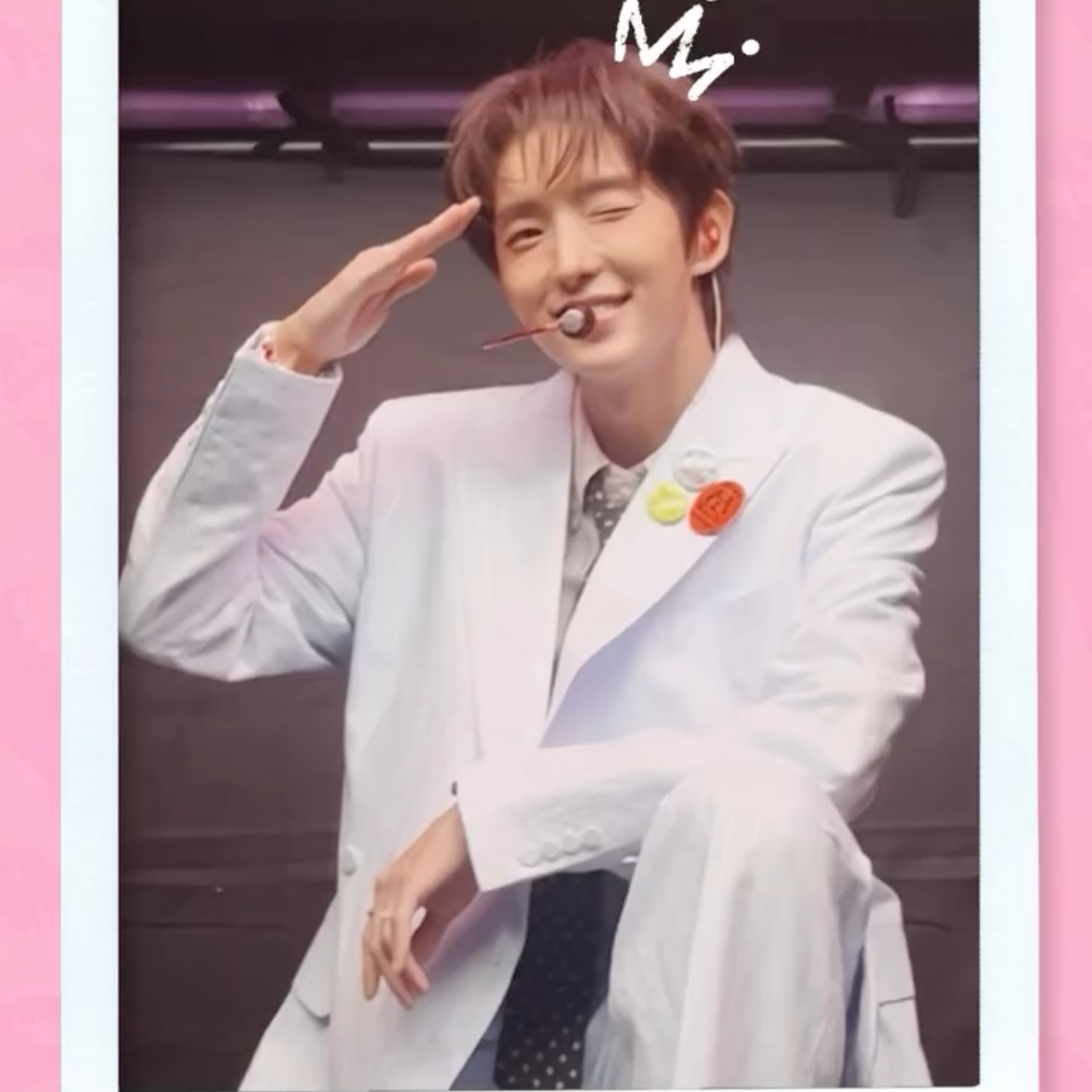 Behind-the-scenes cut of Lee Joongi