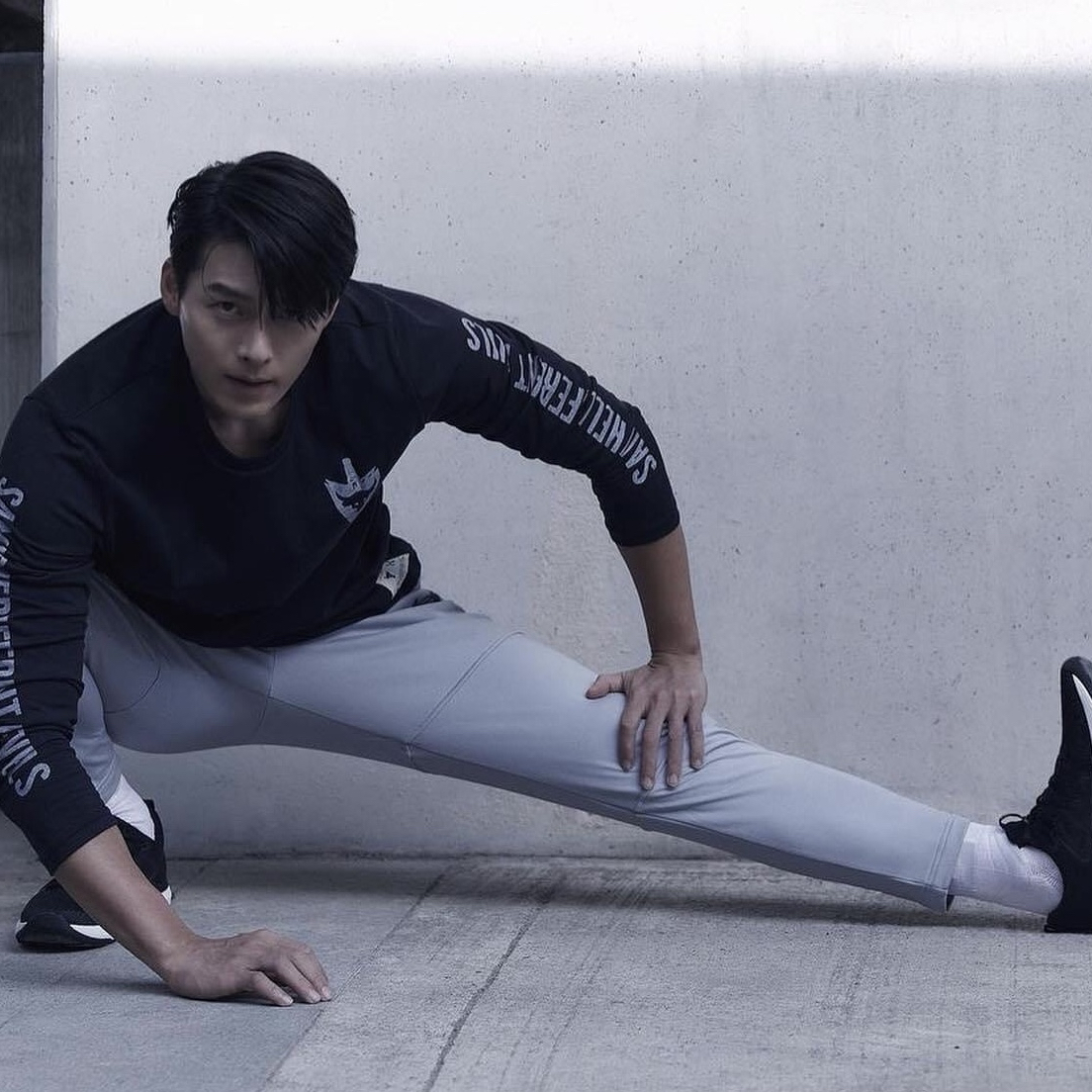 Recent activity shot of Hyun Bin