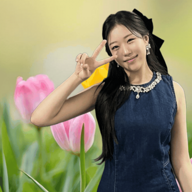 A moment captured by a fan of Jin Hyeoen