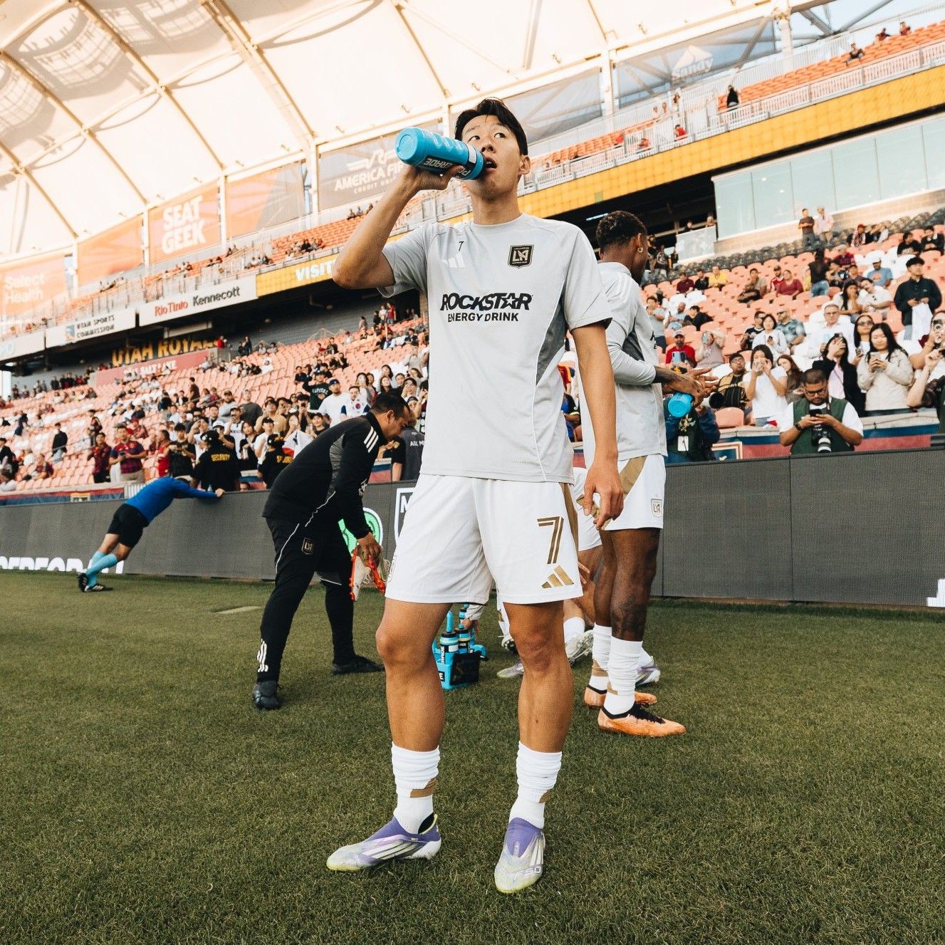 A moment captured by a fan of Son Heungmin