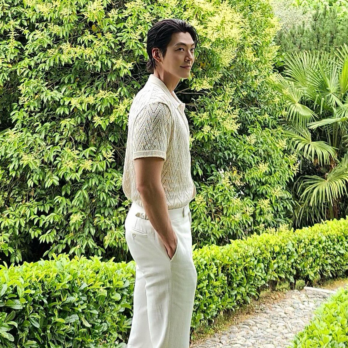 Recent activity shot of Kim Woobin