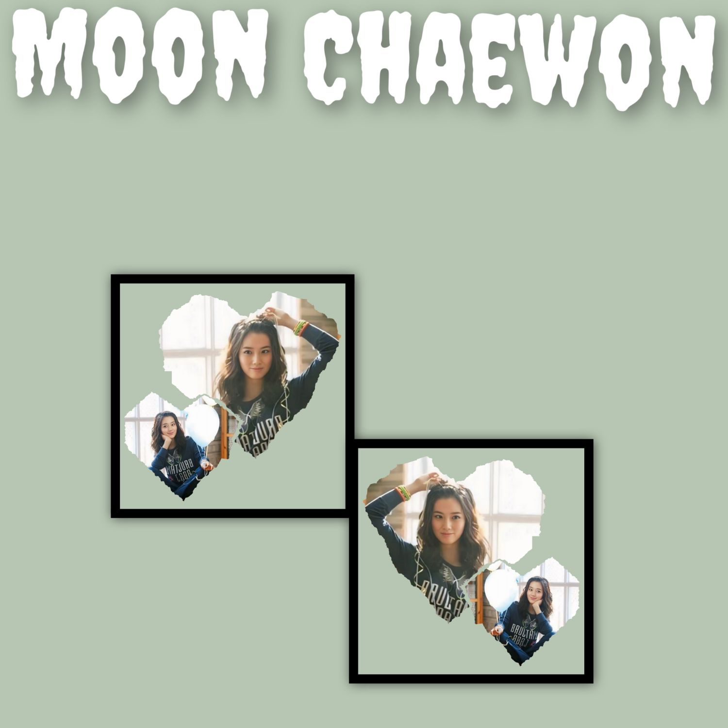 Behind-the-scenes cut of Moon Chaewon