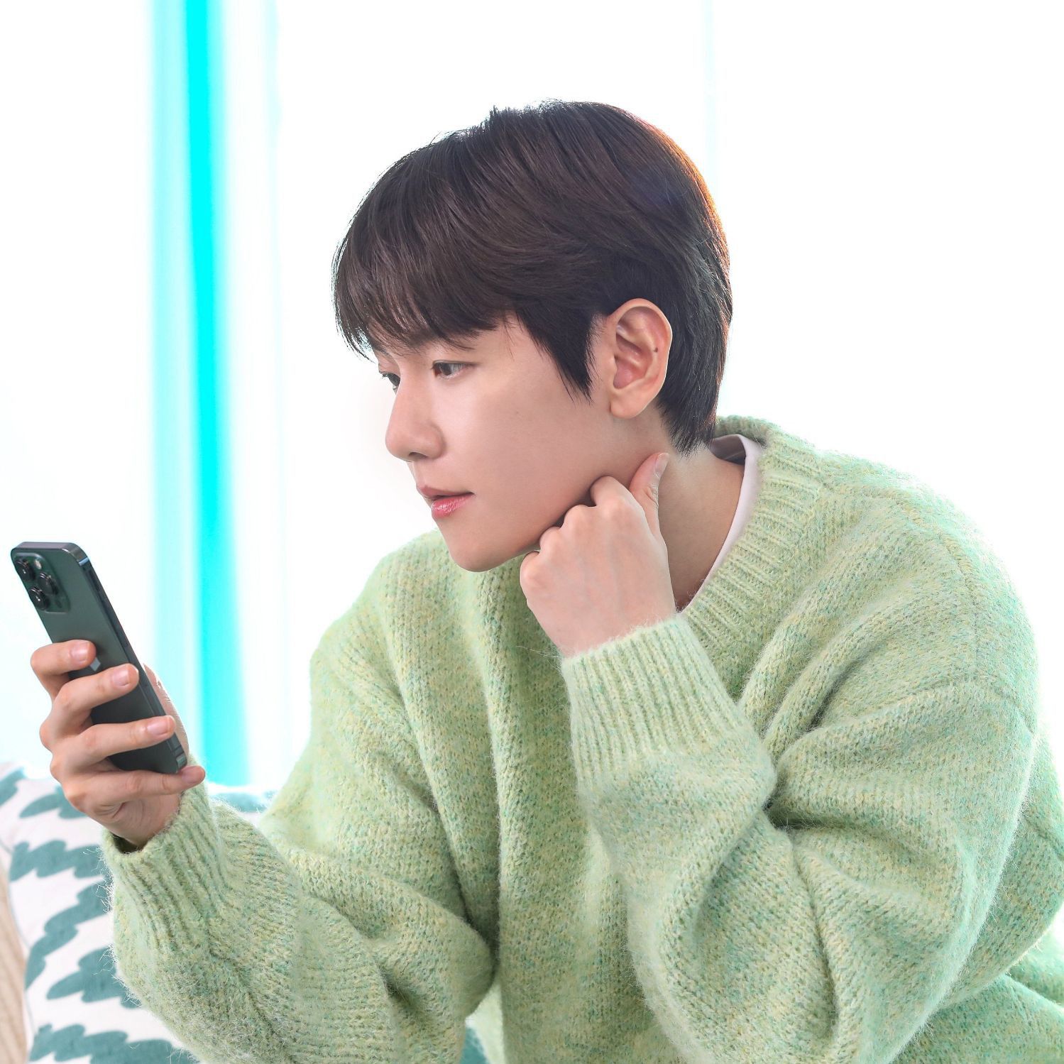 Recent activity shot of Baekhyun