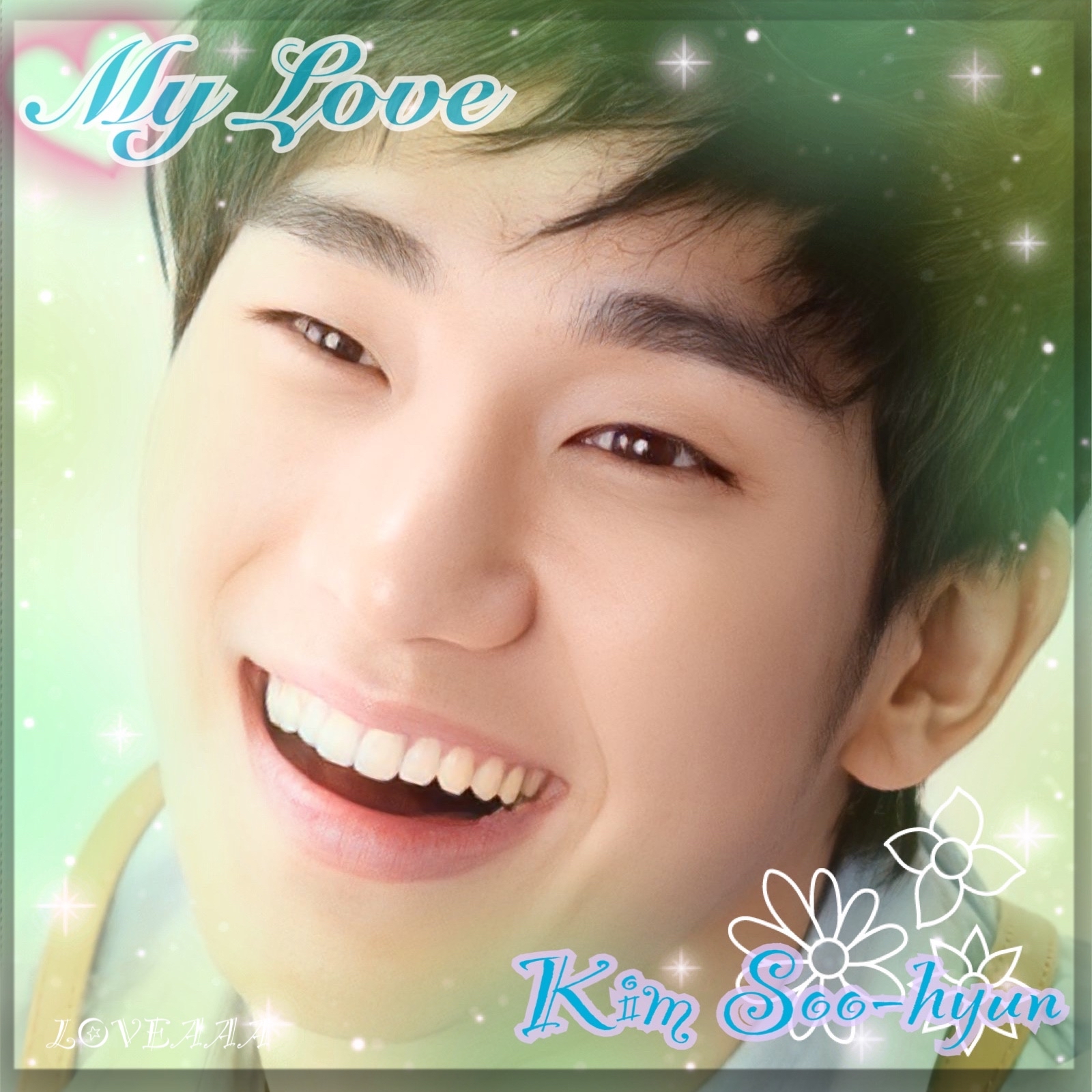 A moment captured by a fan of Kim Soohyun