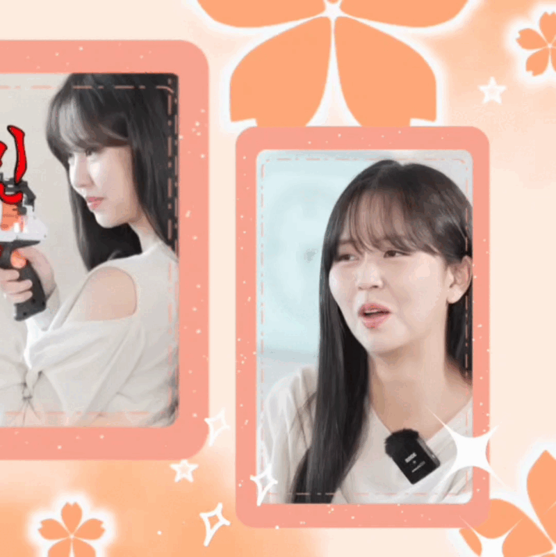 Behind-the-scenes cut of Kim Sohyun
