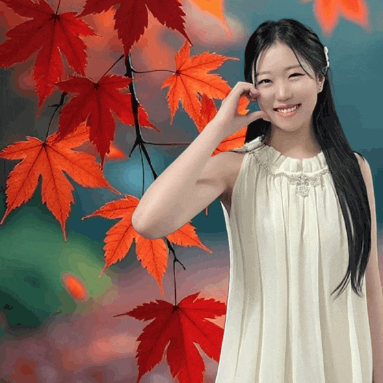 Behind-the-scenes cut of Jin Hyeoen