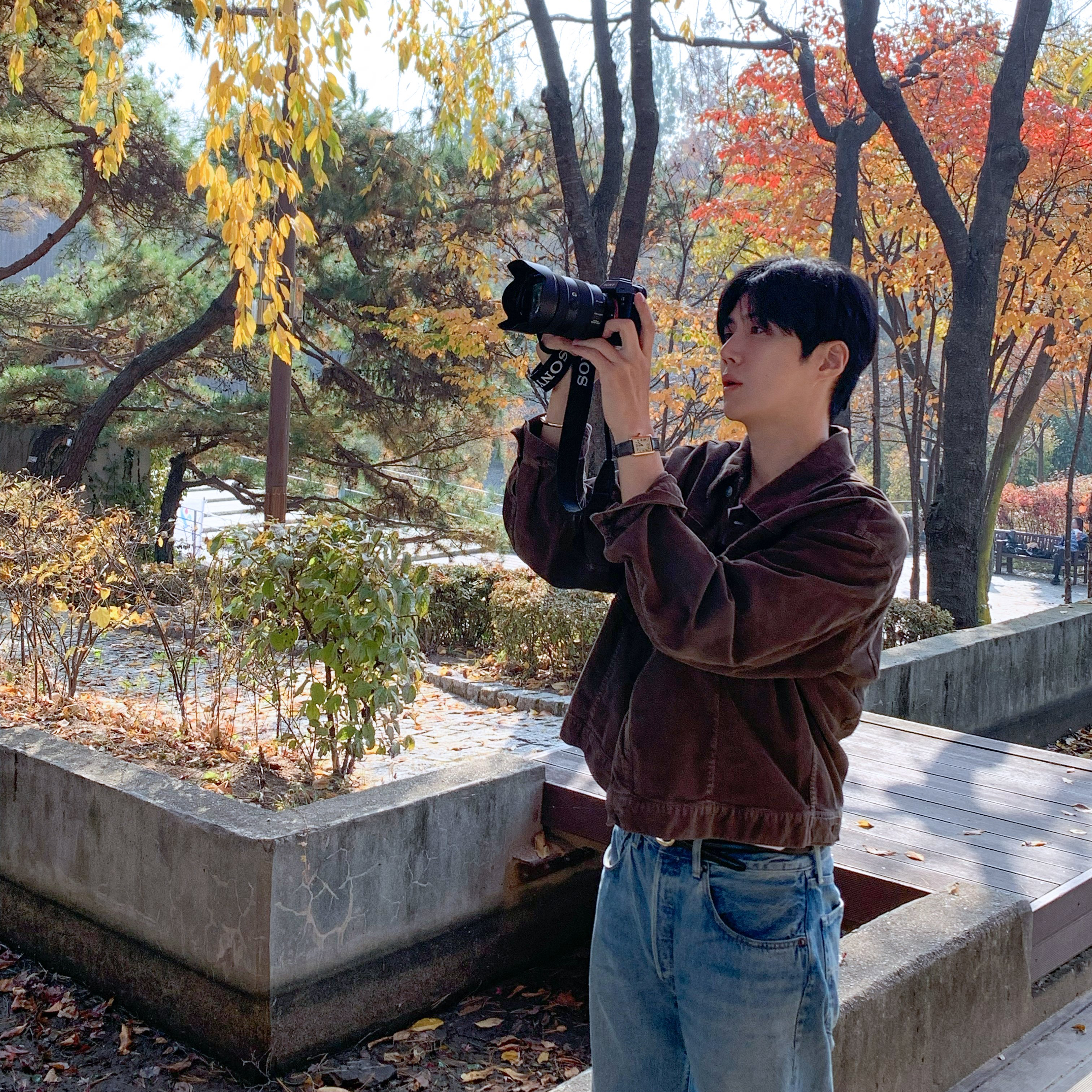 A moment captured by a fan of Kim Seonho