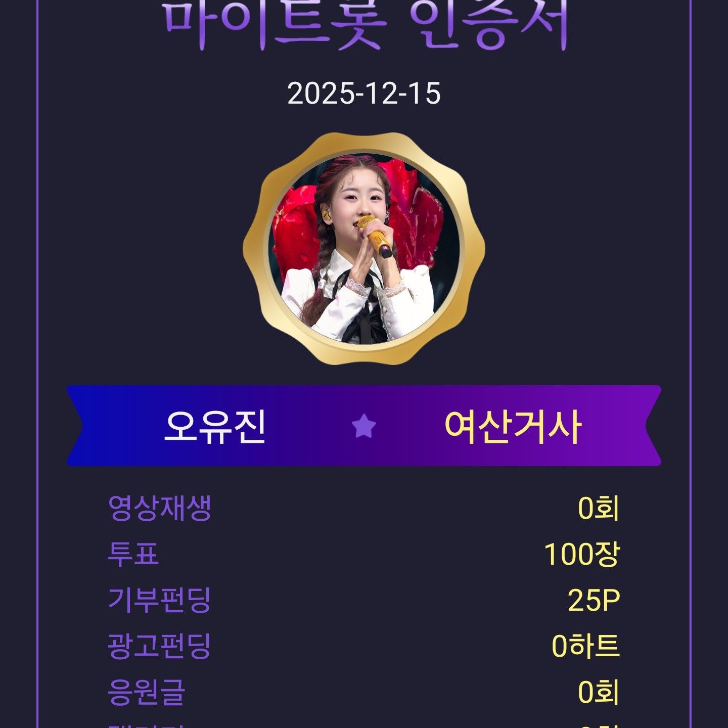 오유진의 비하인드 컷