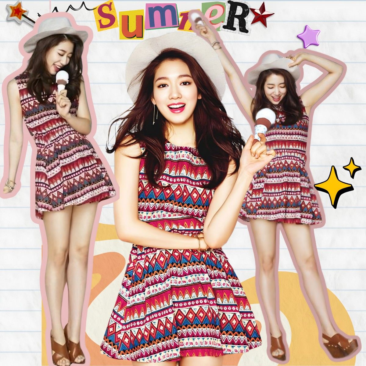 Behind-the-scenes cut of Park Shinhye