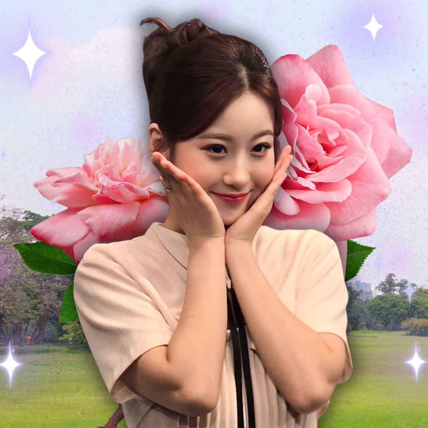 Behind-the-scenes cut of Oh Yujin