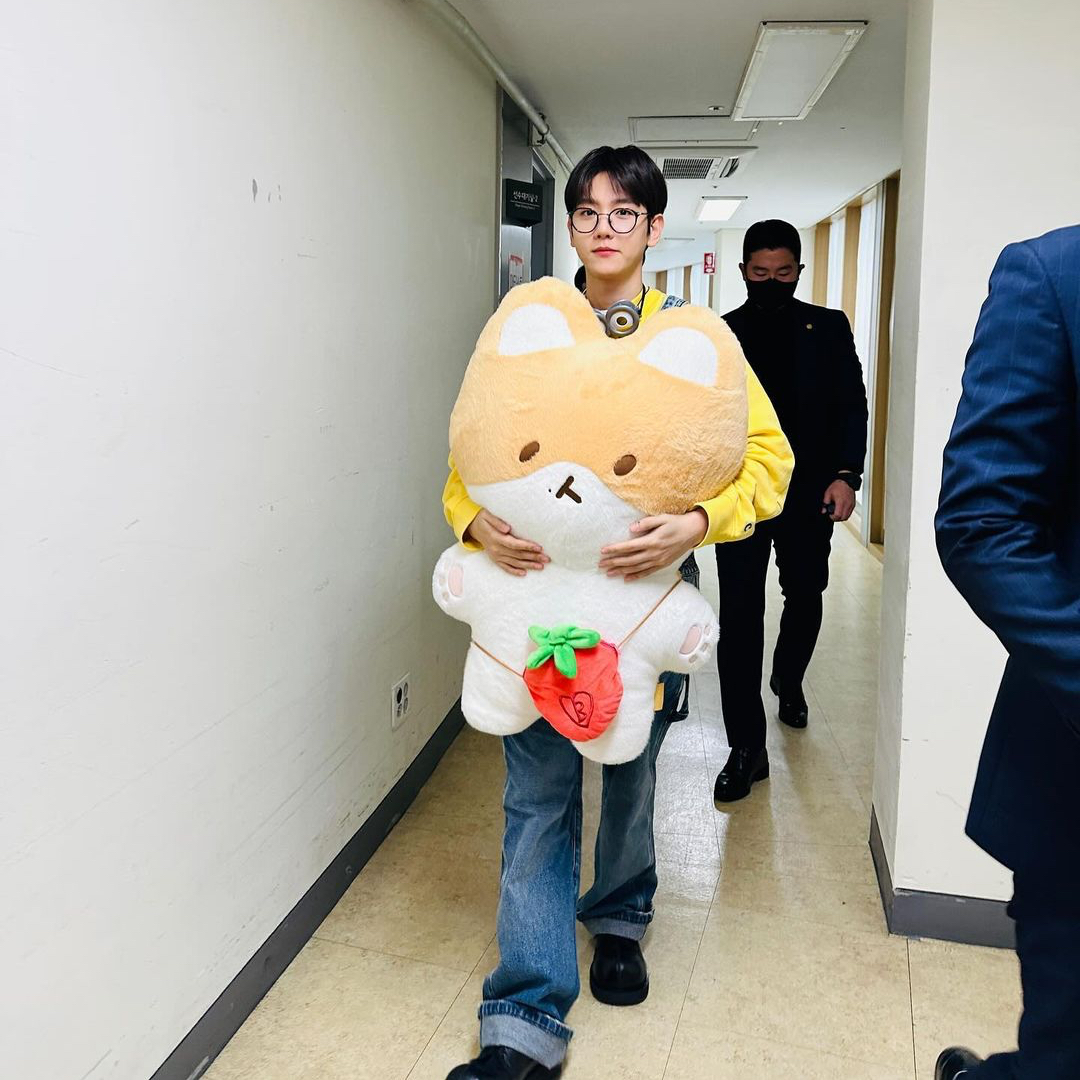 Recent activity shot of Baekhyun