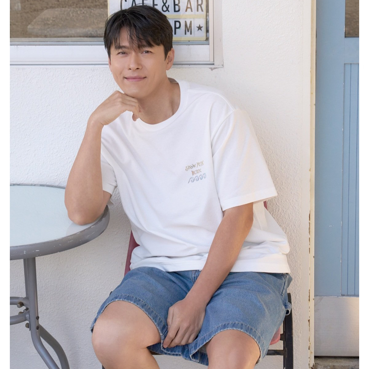 Recent activity shot of Hyun Bin