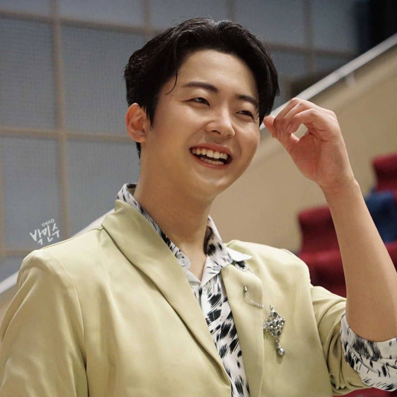 Behind-the-scenes cut of Park Minsu