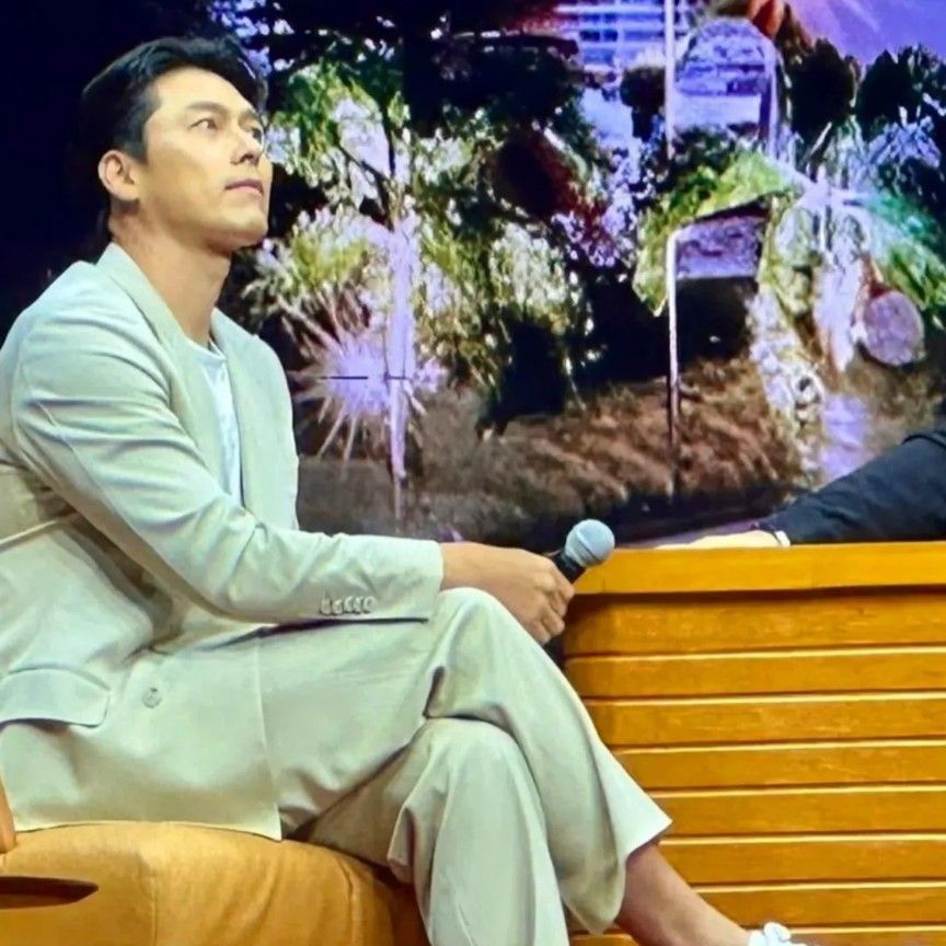 Recent activity shot of Hyun Bin