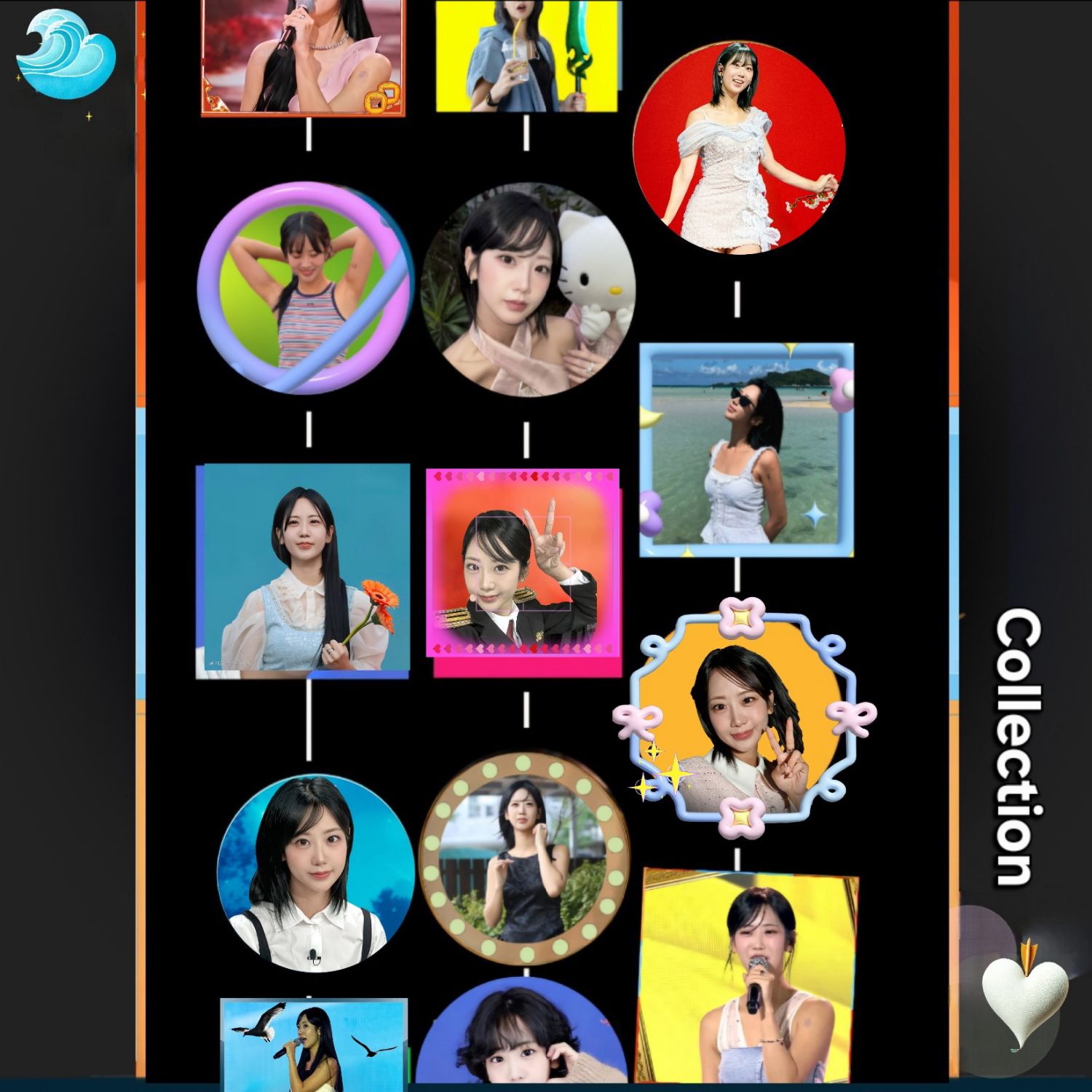 A moment captured by a fan of Kang Hyeyeon