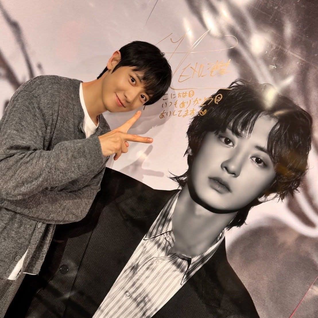 Behind-the-scenes cut of Chanyeol