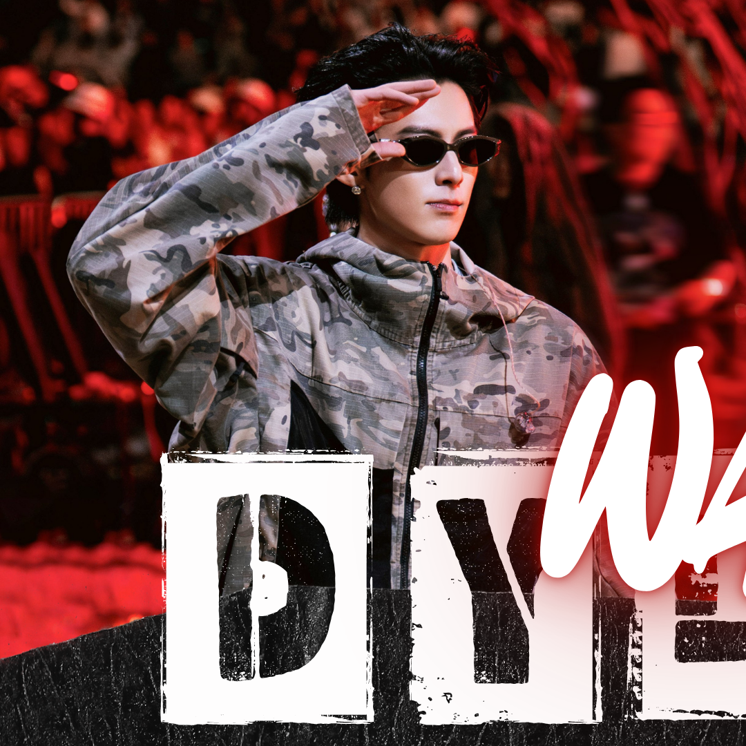 A moment captured by a fan of Dylan Wang