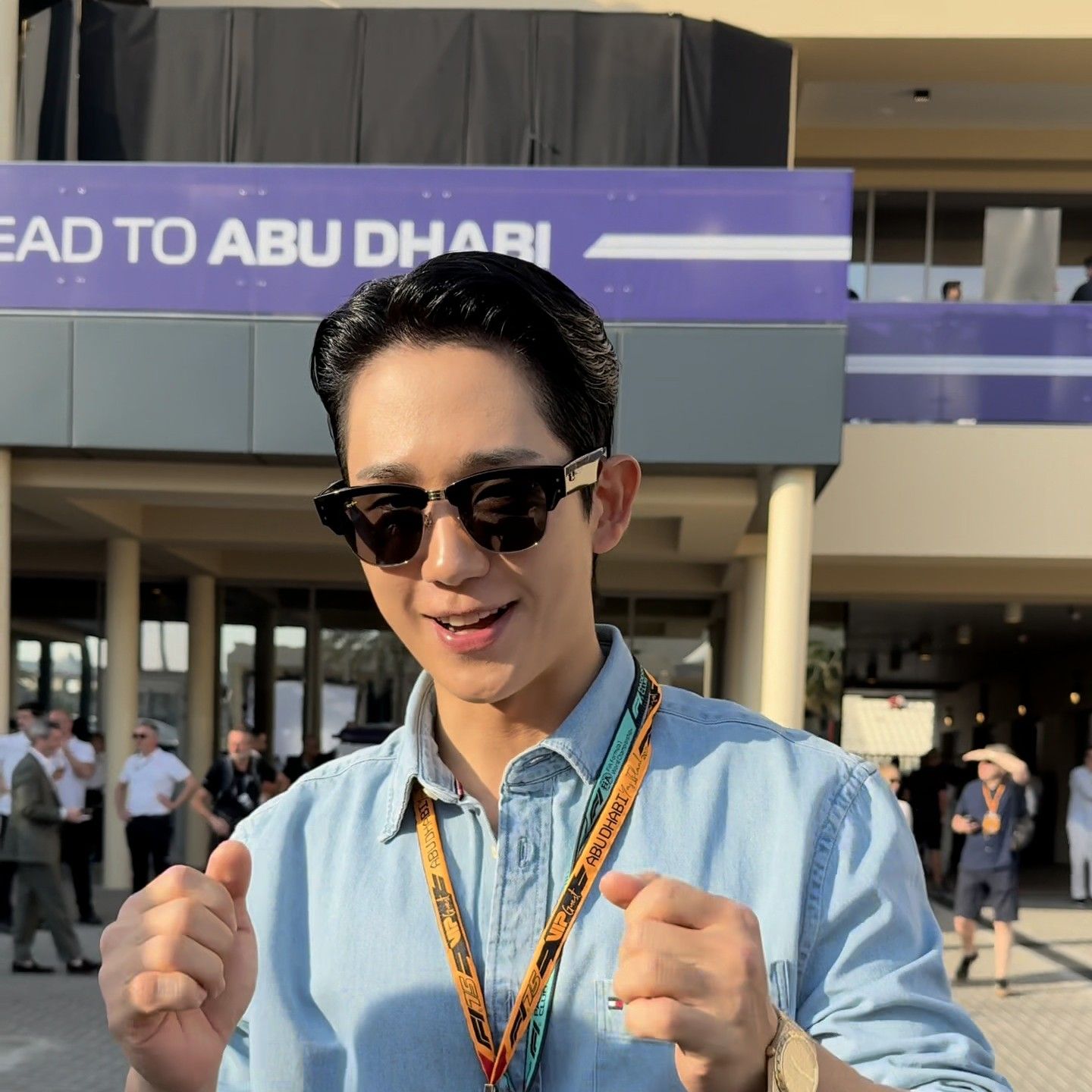 粉絲拍下的丁海寅瞬間