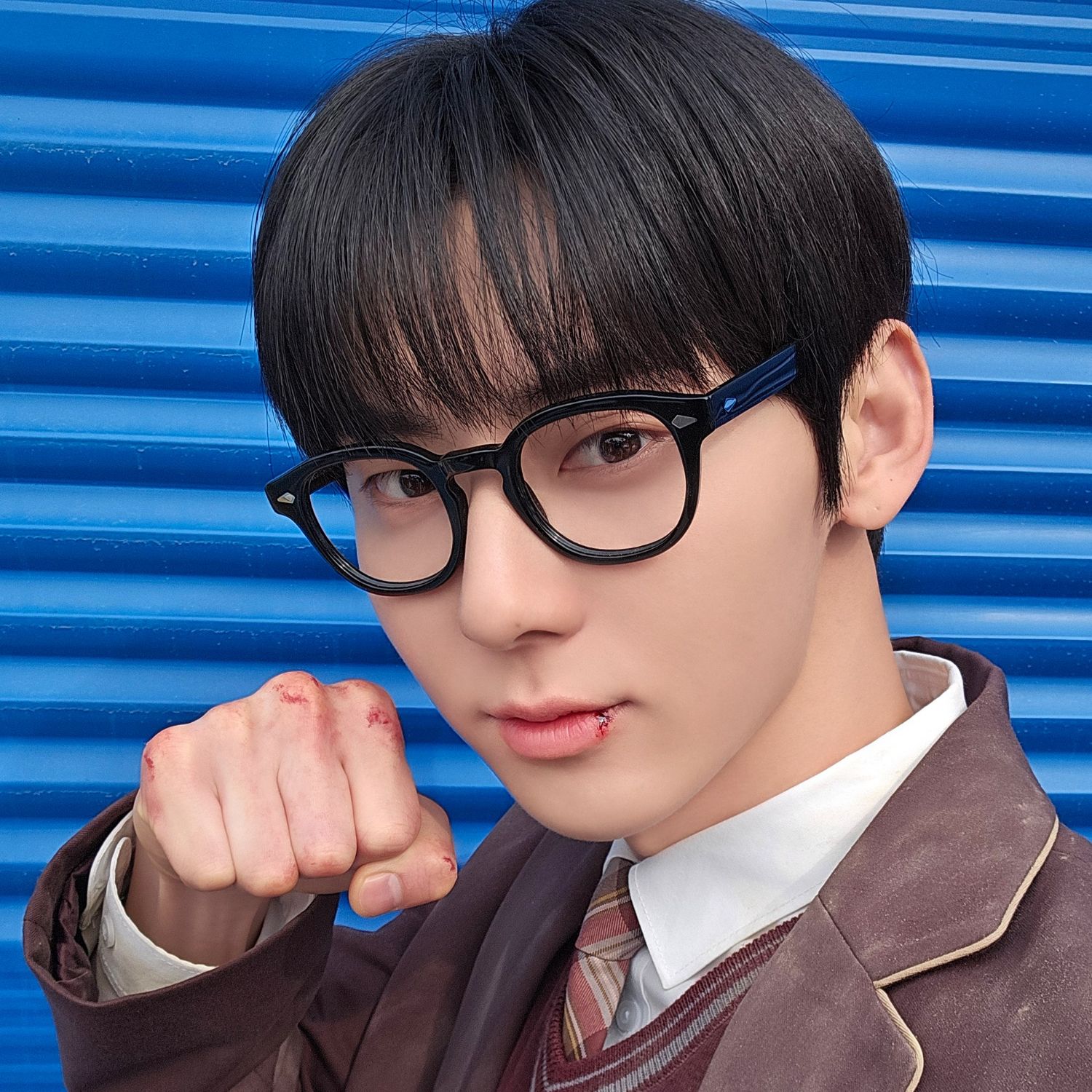 A moment captured by a fan of Hwang Minhyun