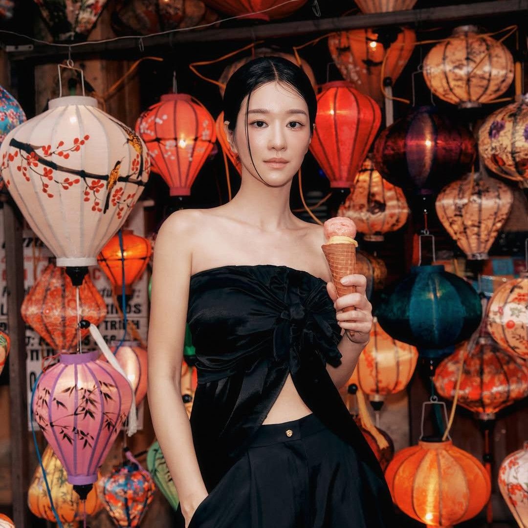 粉丝拍下的徐睿知瞬间