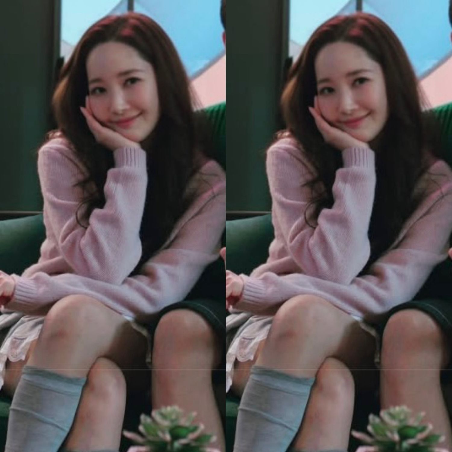 Behind-the-scenes cut of Park Minyoung