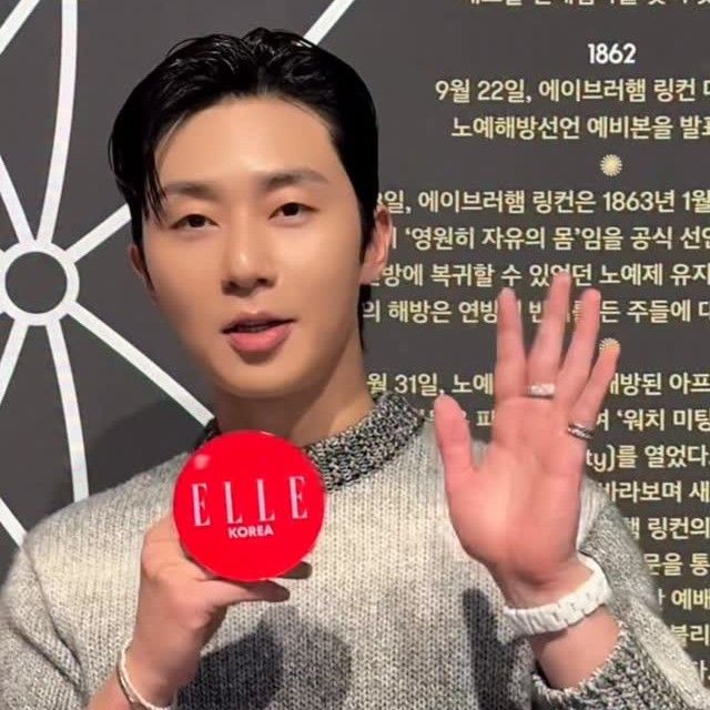 Behind-the-scenes cut of Park Seojoon